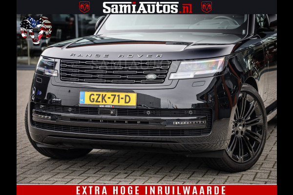 Land Rover Range Rover P550e | NIGHT | GARANTIE TOT 14-03-2029 | HEAD-UP | ACHTERAS BESTURING | SOFT CLOSE | PHEV | 23 INCH VELGEN | PANORAMADAK | STUURVERWARMING | STOEL KOELING | Fabrieksgarantie tot 14-03-2029 – Geniet van gemoedsrust met uitgebreide dekking tot deze datum. GZK-71-D