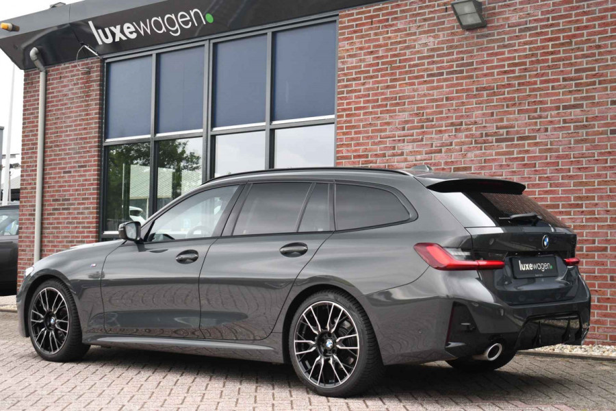 BMW 3 Serie Touring 330e xDrive M-Sport Pro LCI Dravitgrau Pano HUD el-zetels 19inch