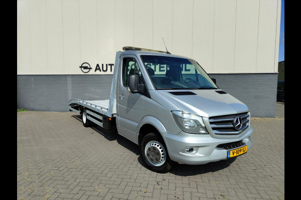 Mercedes-Benz Sprinter 519 3.0CDI V6 191PK 432 Autotransporter Lengte-5 3-Pers. EURO6 Ecc Navi Elek.Lier Trekhaak ESP Bluetooth Euro 6 Oprijplaten Origineel Nederlandse Sprinter