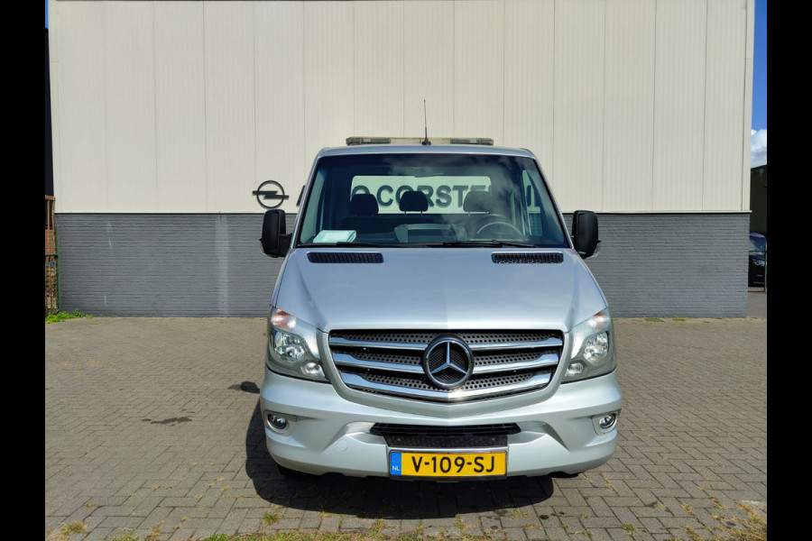 Mercedes-Benz Sprinter 519 3.0CDI V6 191PK 432 Autotransporter Lengte-5 3-Pers. EURO6 Ecc Navi Elek.Lier Trekhaak ESP Bluetooth Euro 6 Oprijplaten Origineel Nederlandse Sprinter