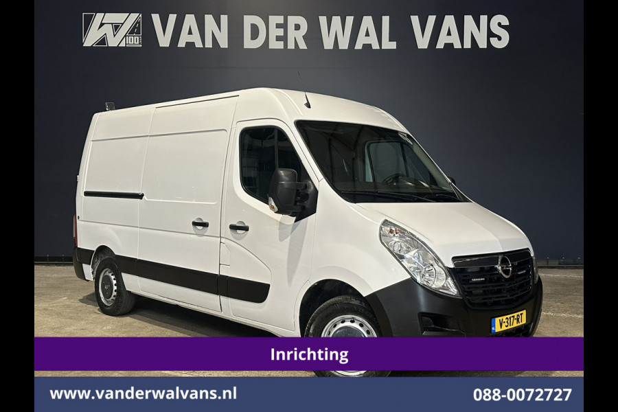 Opel Movano 2.3 CDTI 146pk L2H2 inrichting Euro6 Airco | Camera | Navigatie | Cruiscontrol 2500kg Trekhaak, Bijrijdersbank, Parkeersensoren