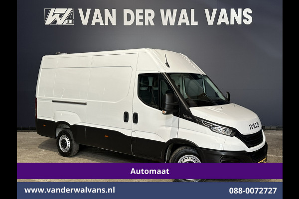 Iveco Daily 35S14V 136pk Automaat 3500kg Trekhaak L2H2 Euro6 Airco | Camera | Navigatie LED, Cruiscontrol, Chauffeursstoel, Bijrijdersbank