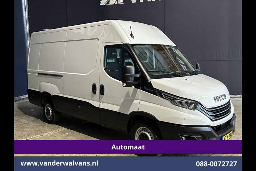 Iveco Daily 35S14V 136pk Automaat 3500kg Trekhaak L2H2 Euro6 Airco | Camera | Navigatie LED, Cruiscontrol, Chauffeursstoel, Bijrijdersbank