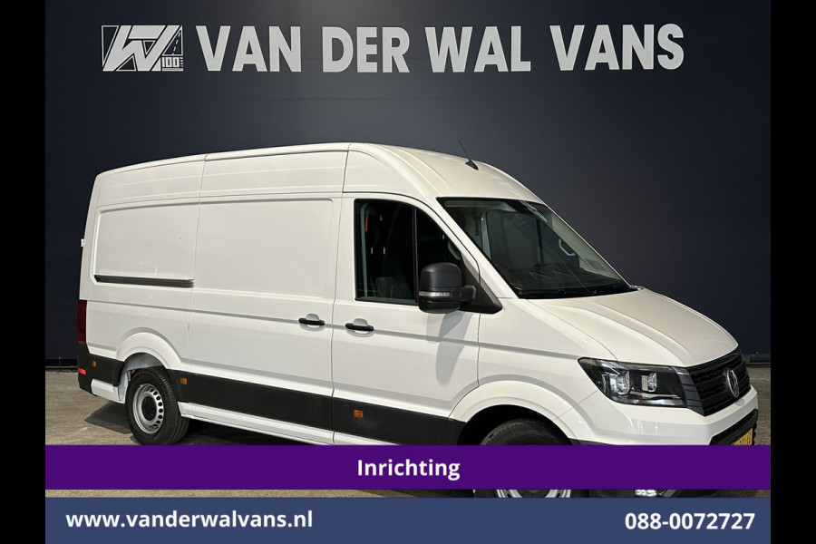 Volkswagen Crafter 2.0 TDI 177pk 3500kg Trekhaak Achterwiel aandrijving L3H3 L2H2 Inrichting Euro6 Airco | Camera | Navigatie | Apple Carplay Android Auto, Cruiscontrol, Chauffeursstoel, Verwarmde Voorruit, Parkeersensoren