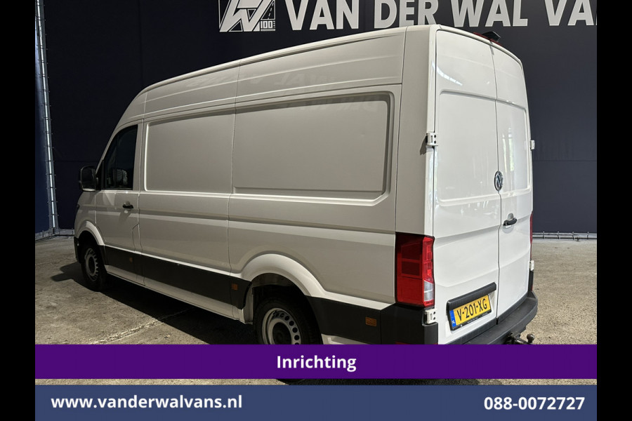 Volkswagen Crafter 2.0 TDI 177pk 3500kg Trekhaak Achterwiel aandrijving L3H3 L2H2 Inrichting Euro6 Airco | Camera | Navigatie | Apple Carplay Android Auto, Cruiscontrol, Chauffeursstoel, Verwarmde Voorruit, Parkeersensoren