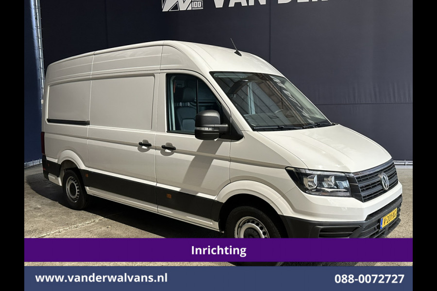 Volkswagen Crafter 2.0 TDI 177pk 3500kg Trekhaak Achterwiel aandrijving L3H3 L2H2 Inrichting Euro6 Airco | Camera | Navigatie | Apple Carplay Android Auto, Cruiscontrol, Chauffeursstoel, Verwarmde Voorruit, Parkeersensoren