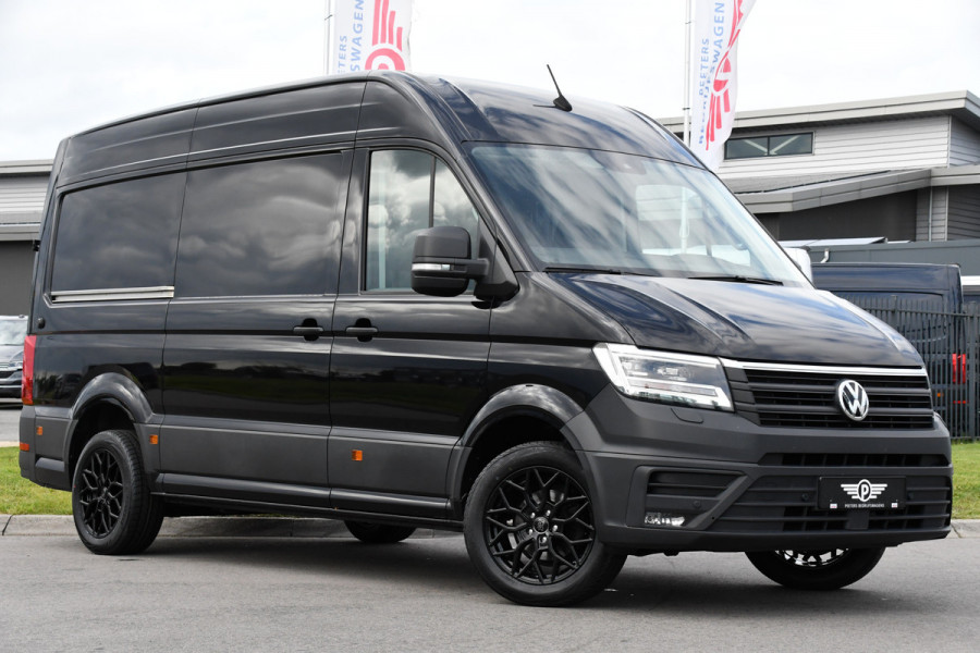 Volkswagen Crafter 35 2.0 TDI L3H3 Black Edition Adaptieve Cruise, Camera, Carplay, 177pk, Automaat, LED, Stoelverwarming, Multimedia, BOM VOL!