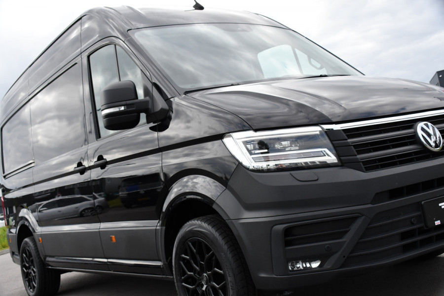 Volkswagen Crafter 35 2.0 TDI L3H3 Black Edition Adaptieve Cruise, Camera, Carplay, 177pk, Automaat, LED, Stoelverwarming, Multimedia, BOM VOL!