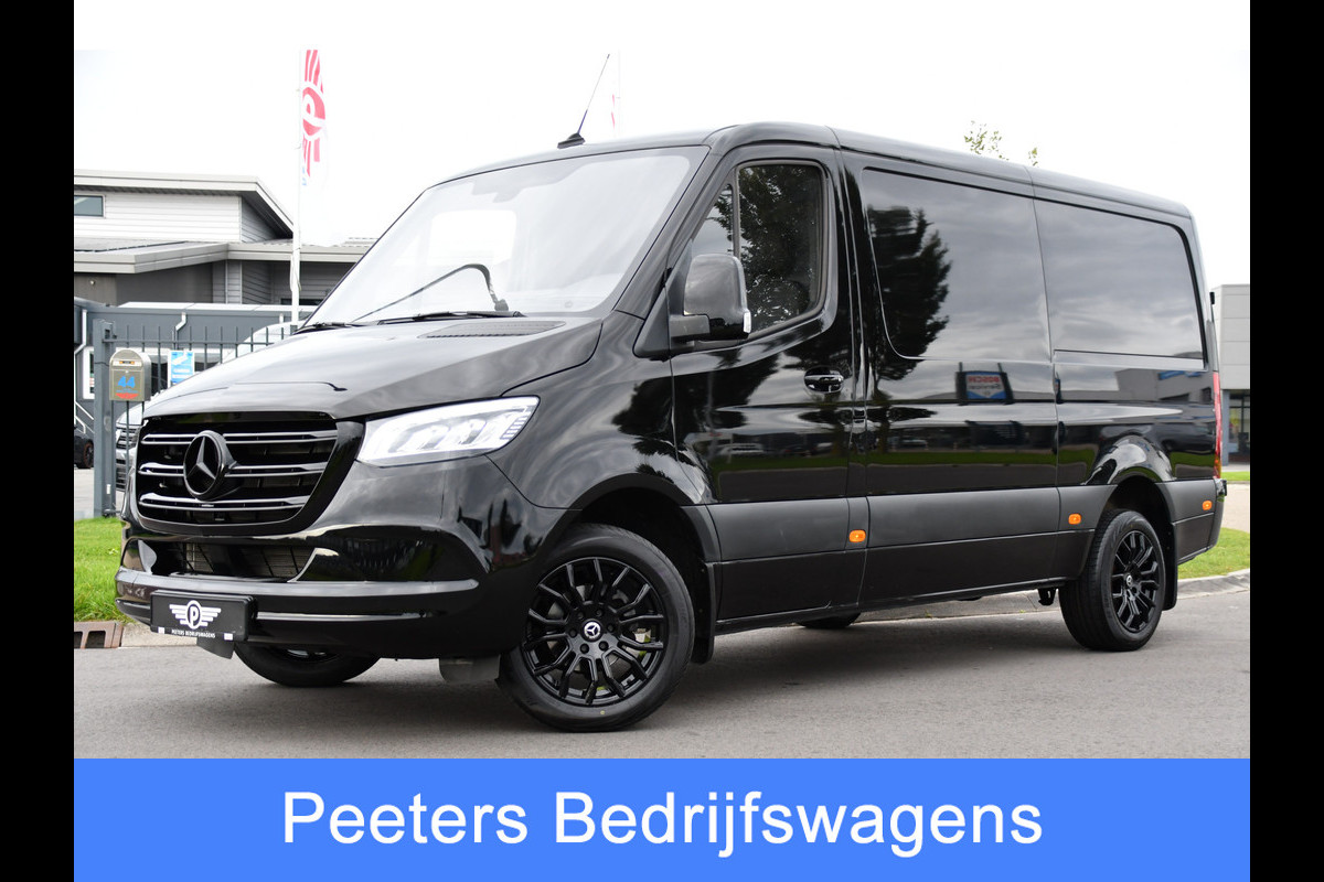 Mercedes-Benz Sprinter 317 1.9 CDI L2H1 RWD Black Edition Camera, Cruise, Carplay, 3500kg Trekhaak, 170pk, Automaat, LED, Multimedia,  Stoelverwarming, UNIEK
