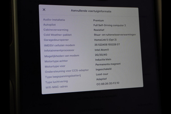 Tesla Model S Long Range VAN: 47.900,- VOOR 41.877,- UW HERFSTVOORDEEL: 6.023,- EURO FULL SELF DRIVE AUTOPILOT l STOEL + STUUR VERWARMING  | PANO |19INCH| LEDER | RIJKLAARPRIJS INCL. 12 MND. BOVAG GARANTIE