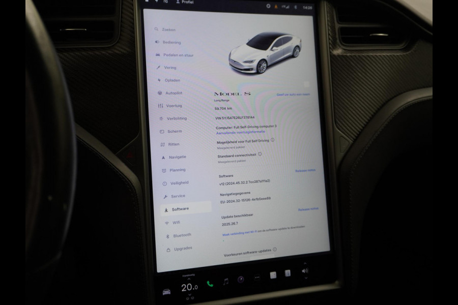 Tesla Model S Long Range VAN: 47.900,- VOOR 41.877,- UW HERFSTVOORDEEL: 6.023,- EURO FULL SELF DRIVE AUTOPILOT l STOEL + STUUR VERWARMING  | PANO |19INCH| LEDER | RIJKLAARPRIJS INCL. 12 MND. BOVAG GARANTIE