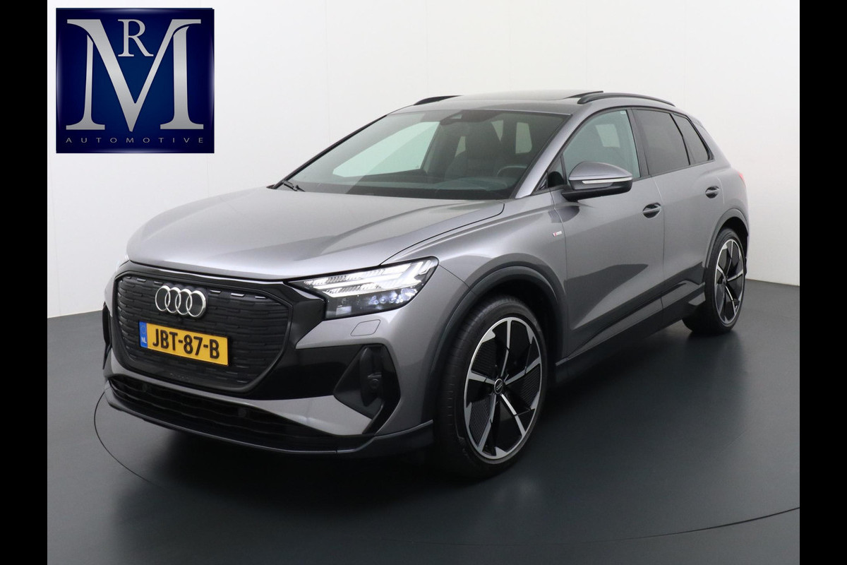 Audi Q4 e-tron 50 quattro S edition 77 kWh VAN: 44.900,- VOOR: 40.877,- UW HERFSTVOORDEEL: 4.023,- ELEKTRISCH PANORAMADAK | HEAD-UP DISPLAY | ADAPTIEVE CRUISE CONTROL | CAMERA | ELEKTRISCHE TREKHAAK | RIJKLAAR MET 12 MAANDEN BOVAG GARANTIE!