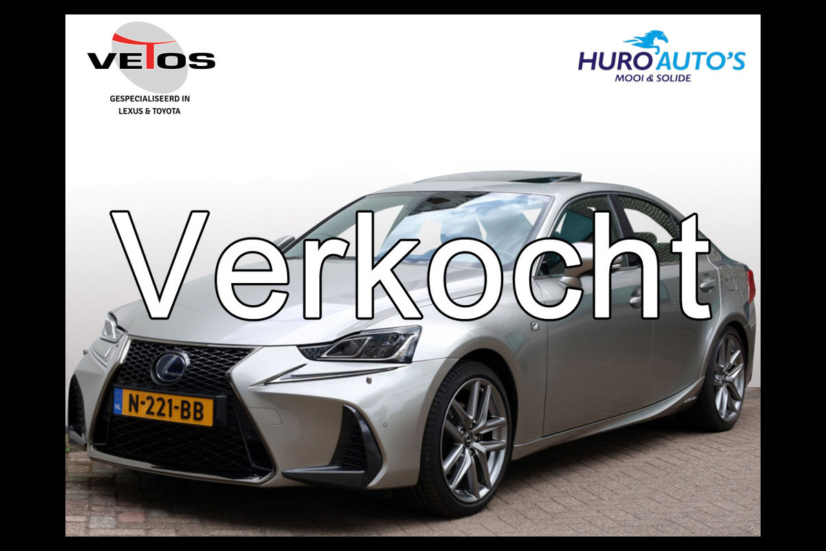 Lexus IS 300h Hybrid F-Sport Line | Mark Levinson | Schuifdak | Stoelvent