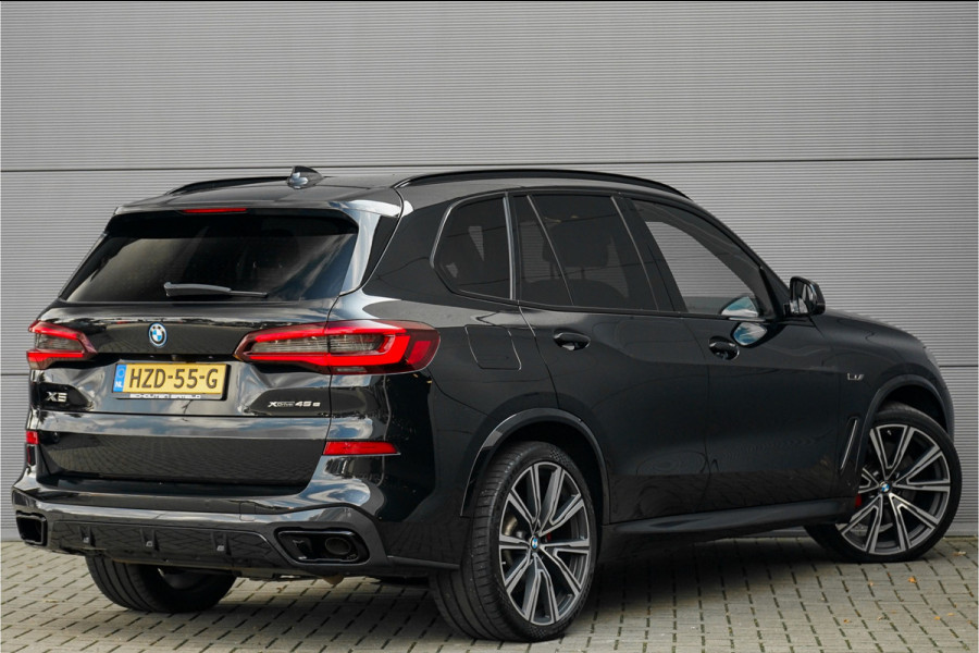 BMW X5 xDrive45e High Ex M-Sport Pano Laser Luchtvering 360° Camera