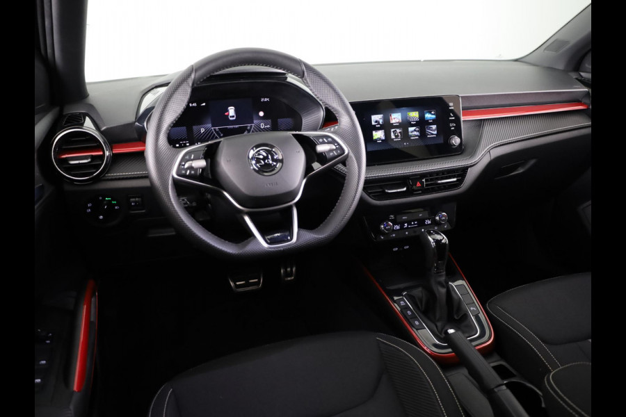 Škoda Fabia 1.0 TSI Monte Carlo 115 pk Automaat (DSG) | Verlengde garantie | Navigatie via App | Parkeersensoren | Achteruitrijcamera | Adaptieve cruise control | Stoelverwarming |