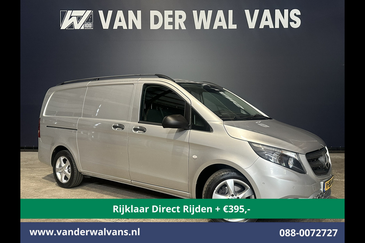 Mercedes-Benz Vito 114 CDI 7G-Tronic Automaat L2H1 Euro6 *Rijklaar * Airco | Camera | 2500KG Trekhaak | 17"LMV Parkeersensoren, Navigatie, Cruisecontrol, Licht metalen velgen, Bijrijdersbank, Dakrails