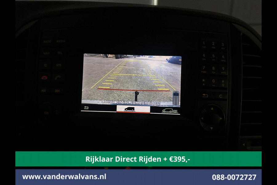 Mercedes-Benz Vito 114 CDI 7G-Tronic Automaat L2H1 Euro6 *Rijklaar * Airco | Camera | 2500KG Trekhaak | 17"LMV Parkeersensoren, Navigatie, Cruisecontrol, Licht metalen velgen, Bijrijdersbank, Dakrails