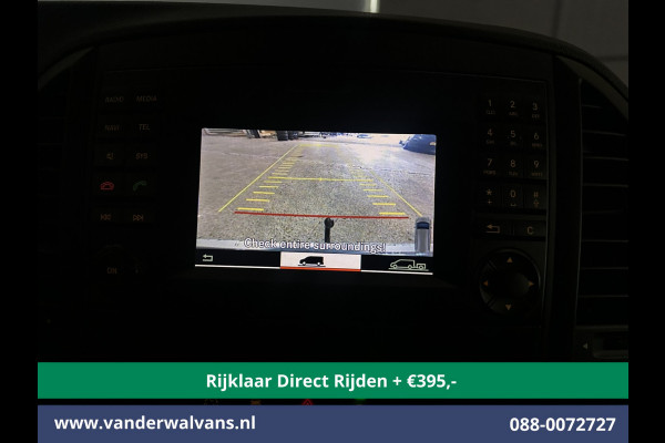 Mercedes-Benz Vito 114 CDI 7G-Tronic Automaat L2H1 Euro6 *Rijklaar * Airco | Camera | 2500KG Trekhaak | 17"LMV Parkeersensoren, Navigatie, Cruisecontrol, Licht metalen velgen, Bijrijdersbank, Dakrails