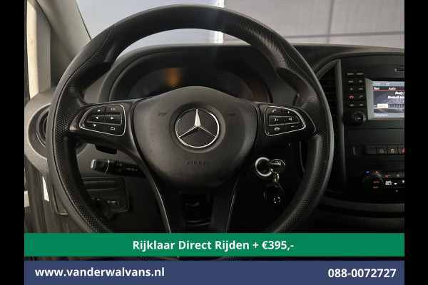 Mercedes-Benz Vito 114 CDI 7G-Tronic Automaat L2H1 Euro6 *Rijklaar * Airco | Camera | 2500KG Trekhaak | 17"LMV Parkeersensoren, Navigatie, Cruisecontrol, Licht metalen velgen, Bijrijdersbank, Dakrails