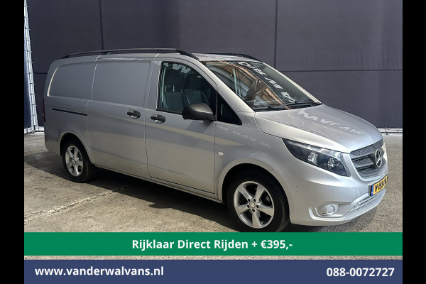 Mercedes-Benz Vito 114 CDI 7G-Tronic Automaat L2H1 Euro6 *Rijklaar * Airco | Camera | 2500KG Trekhaak | 17"LMV Parkeersensoren, Navigatie, Cruisecontrol, Licht metalen velgen, Bijrijdersbank, Dakrails