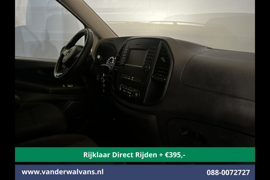 Mercedes-Benz Vito 114 CDI 7G-Tronic Automaat L2H1 Euro6 *Rijklaar * Airco | Camera | 2500KG Trekhaak | 17"LMV Parkeersensoren, Navigatie, Cruisecontrol, Licht metalen velgen, Bijrijdersbank, Dakrails