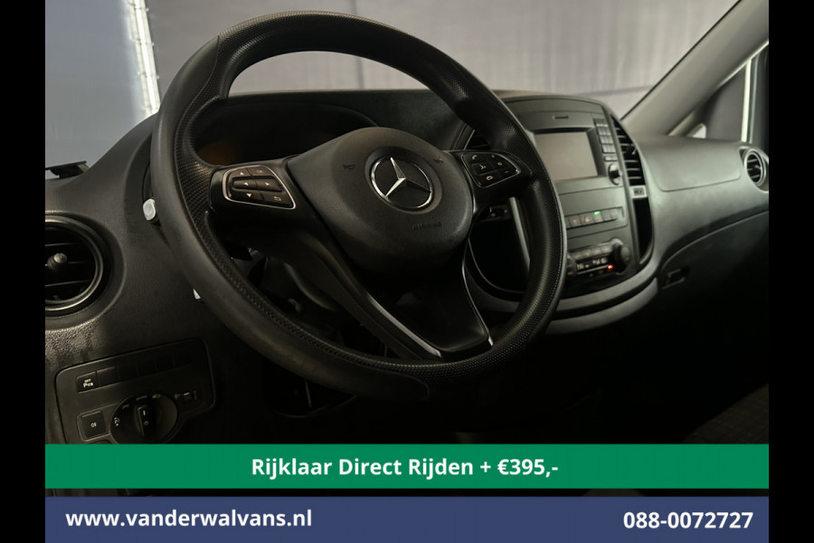 Mercedes-Benz Vito 114 CDI 7G-Tronic Automaat L2H1 Euro6 *Rijklaar * Airco | Camera | 2500KG Trekhaak | 17"LMV Parkeersensoren, Navigatie, Cruisecontrol, Licht metalen velgen, Bijrijdersbank, Dakrails