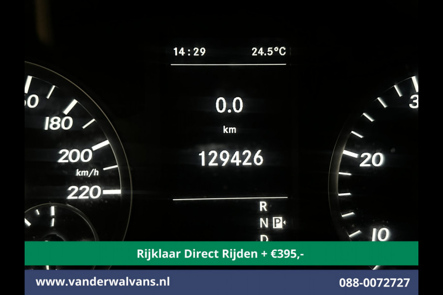 Mercedes-Benz Vito 114 CDI 7G-Tronic Automaat L2H1 Euro6 *Rijklaar * Airco | Camera | 2500KG Trekhaak | 17"LMV Parkeersensoren, Navigatie, Cruisecontrol, Licht metalen velgen, Bijrijdersbank, Dakrails