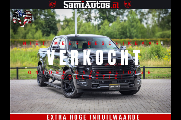 Dodge Ram 1500 Night Premium | De Meest Luxe en Volle Pick-Up in zijn Klasse | Comfortabele Dubbele Cabine met Royale 5 Zitplaatsen | BPM vrij | Nu Leverbaar uit Voorraad | Voorraad Nr 2284 - 3855