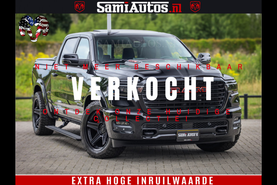 Dodge Ram 1500 Night Premium | De Meest Luxe en Volle Pick-Up in zijn Klasse | Comfortabele Dubbele Cabine met Royale 5 Zitplaatsen | BPM vrij | Nu Leverbaar uit Voorraad | Voorraad Nr 2284 - 3855