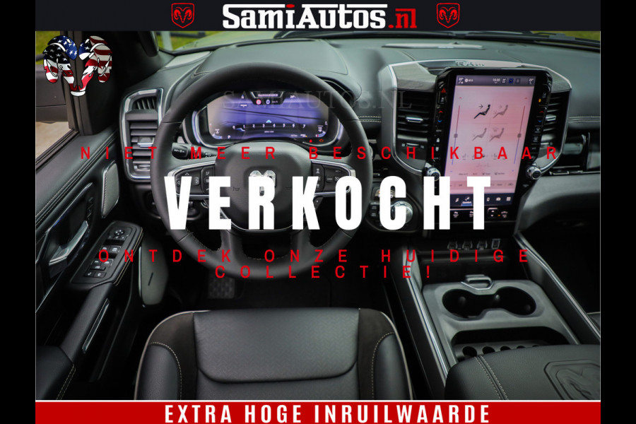 Dodge Ram 1500 Night Premium | De Meest Luxe en Volle Pick-Up in zijn Klasse | Comfortabele Dubbele Cabine met Royale 5 Zitplaatsen | BPM vrij | Nu Leverbaar uit Voorraad | Voorraad Nr 2284 - 3855