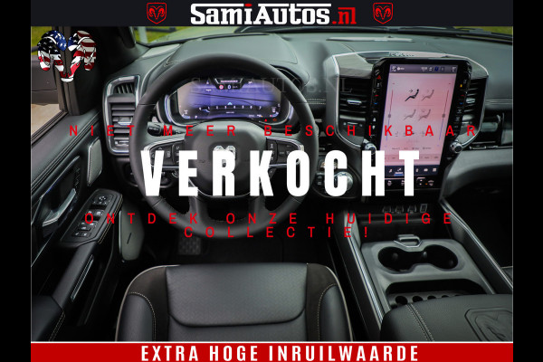 Dodge Ram 1500 Night Premium | De Meest Luxe en Volle Pick-Up in zijn Klasse | Comfortabele Dubbele Cabine met Royale 5 Zitplaatsen | BPM vrij | Nu Leverbaar uit Voorraad | Voorraad Nr 2284 - 3855