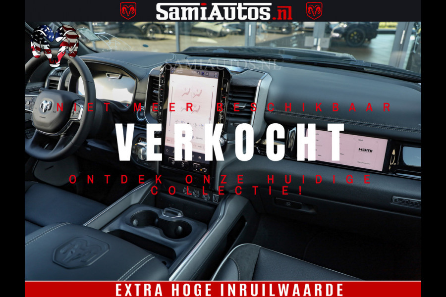 Dodge Ram 1500 Night Premium | De Meest Luxe en Volle Pick-Up in zijn Klasse | Comfortabele Dubbele Cabine met Royale 5 Zitplaatsen | BPM vrij | Nu Leverbaar uit Voorraad | Voorraad Nr 2284 - 3855