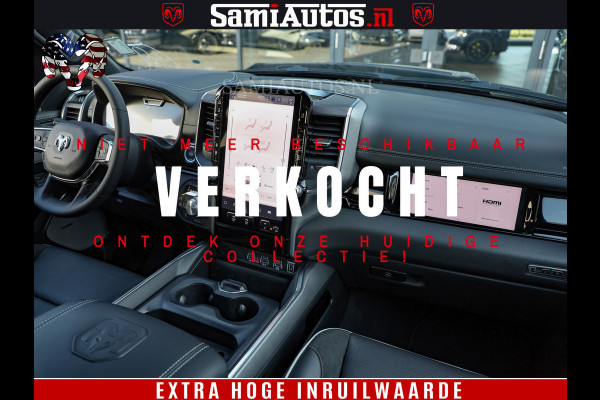 Dodge Ram 1500 Night Premium | De Meest Luxe en Volle Pick-Up in zijn Klasse | Comfortabele Dubbele Cabine met Royale 5 Zitplaatsen | BPM vrij | Nu Leverbaar uit Voorraad | Voorraad Nr 2284 - 3855