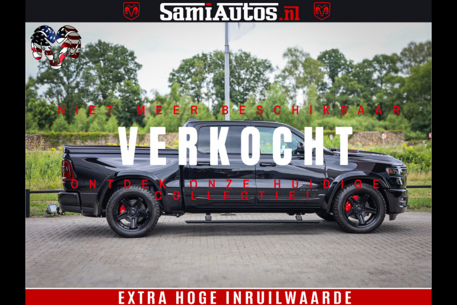 Dodge Ram 1500 Night Premium | De Meest Luxe en Volle Pick-Up in zijn Klasse | Comfortabele Dubbele Cabine met Royale 5 Zitplaatsen | BPM vrij | Nu Leverbaar uit Voorraad | Voorraad Nr 2284 - 3855
