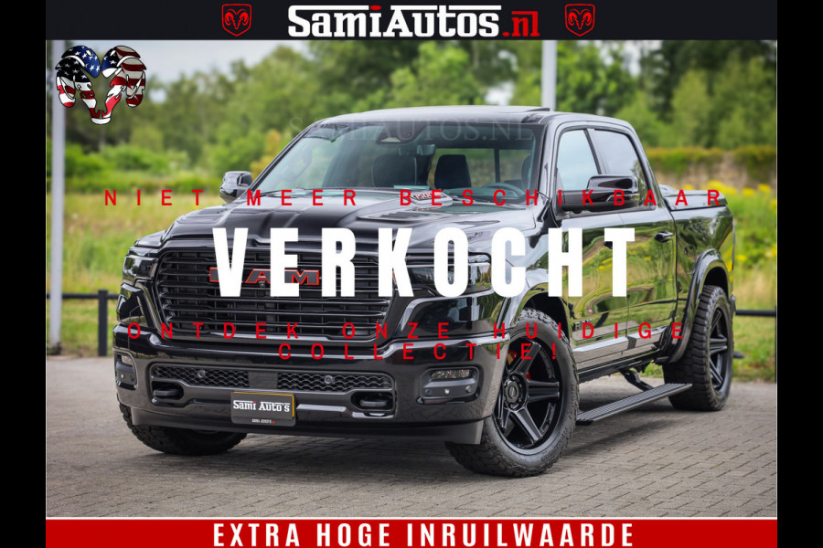 Dodge Ram 1500 Night Premium | De Meest Luxe en Volle Pick-Up in zijn Klasse | Comfortabele Dubbele Cabine met Royale 5 Zitplaatsen | BPM vrij | Nu Leverbaar uit Voorraad | Voorraad Nr 2284 - 3855