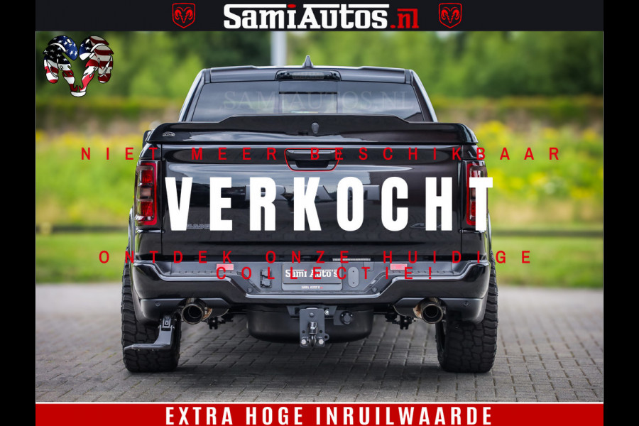 Dodge Ram 1500 Night Premium | De Meest Luxe en Volle Pick-Up in zijn Klasse | Comfortabele Dubbele Cabine met Royale 5 Zitplaatsen | BPM vrij | Nu Leverbaar uit Voorraad | Voorraad Nr 2284 - 3855