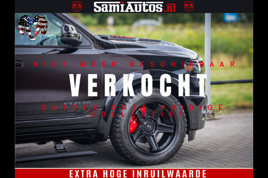 Dodge Ram 1500 Night Premium | De Meest Luxe en Volle Pick-Up in zijn Klasse | Comfortabele Dubbele Cabine met Royale 5 Zitplaatsen | BPM vrij | Nu Leverbaar uit Voorraad | Voorraad Nr 2284 - 3855
