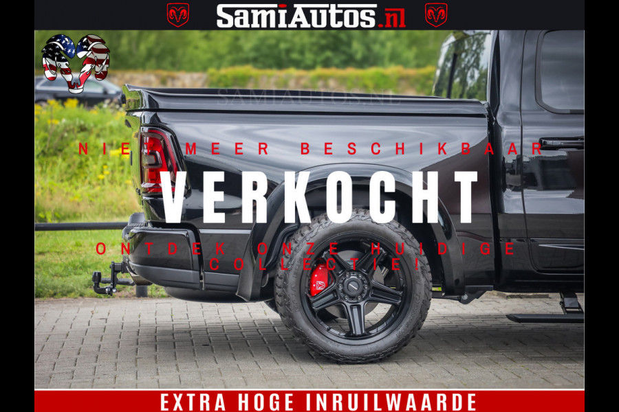 Dodge Ram 1500 Night Premium | De Meest Luxe en Volle Pick-Up in zijn Klasse | Comfortabele Dubbele Cabine met Royale 5 Zitplaatsen | BPM vrij | Nu Leverbaar uit Voorraad | Voorraad Nr 2284 - 3855