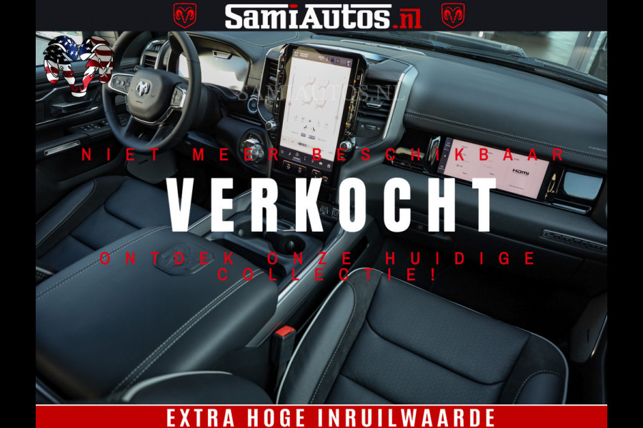 Dodge Ram 1500 Night Premium | De Meest Luxe en Volle Pick-Up in zijn Klasse | Comfortabele Dubbele Cabine met Royale 5 Zitplaatsen | BPM vrij | Nu Leverbaar uit Voorraad | Voorraad Nr 2284 - 3855