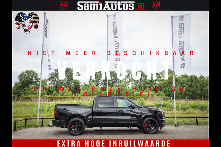 Dodge Ram 1500 Night Premium | De Meest Luxe en Volle Pick-Up in zijn Klasse | Comfortabele Dubbele Cabine met Royale 5 Zitplaatsen | BPM vrij | Nu Leverbaar uit Voorraad | Voorraad Nr 2284 - 3855