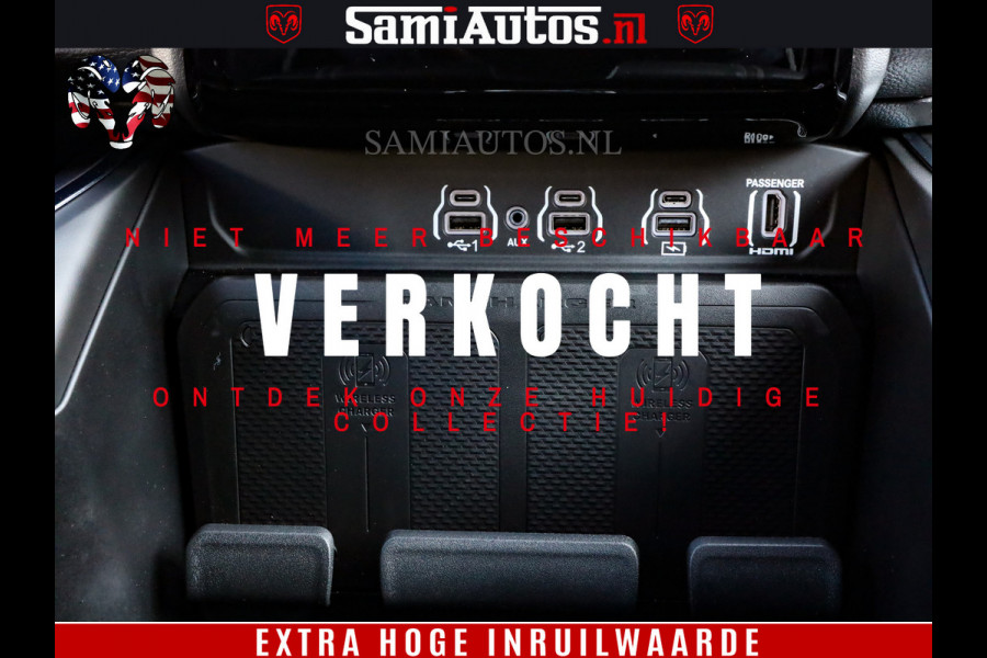 Dodge Ram 1500 Night Premium | De Meest Luxe en Volle Pick-Up in zijn Klasse | Comfortabele Dubbele Cabine met Royale 5 Zitplaatsen | BPM vrij | Nu Leverbaar uit Voorraad | Voorraad Nr 2284 - 3855
