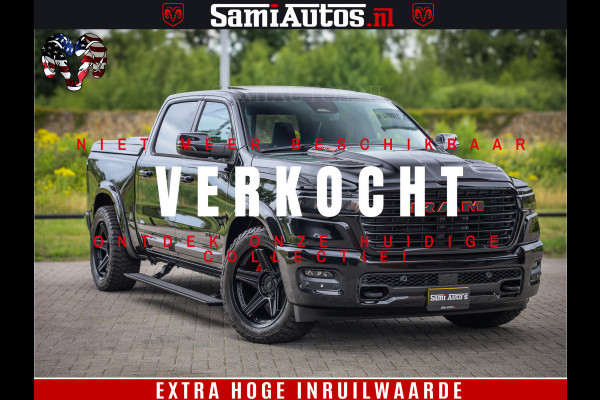 Dodge Ram 1500 Night Premium | De Meest Luxe en Volle Pick-Up in zijn Klasse | Comfortabele Dubbele Cabine met Royale 5 Zitplaatsen | BPM vrij | Nu Leverbaar uit Voorraad | Voorraad Nr 2284 - 3855