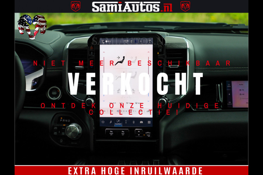 Dodge Ram 1500 Night Premium | De Meest Luxe en Volle Pick-Up in zijn Klasse | Comfortabele Dubbele Cabine met Royale 5 Zitplaatsen | BPM vrij | Nu Leverbaar uit Voorraad | Voorraad Nr 2284 - 3855