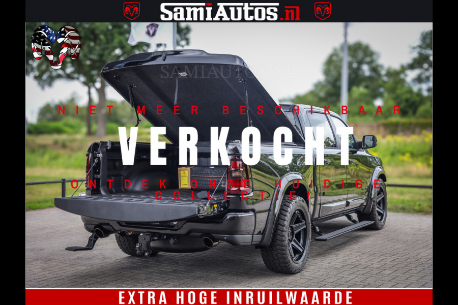 Dodge Ram 1500 Night Premium | De Meest Luxe en Volle Pick-Up in zijn Klasse | Comfortabele Dubbele Cabine met Royale 5 Zitplaatsen | BPM vrij | Nu Leverbaar uit Voorraad | Voorraad Nr 2284 - 3855