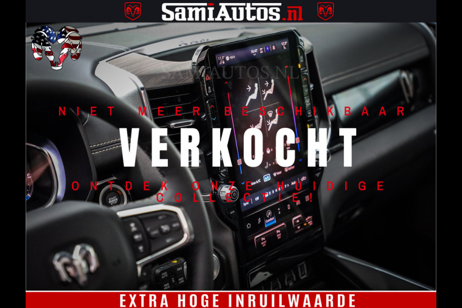 Dodge Ram 1500 Night Premium | De Meest Luxe en Volle Pick-Up in zijn Klasse | Comfortabele Dubbele Cabine met Royale 5 Zitplaatsen | BPM vrij | Nu Leverbaar uit Voorraad | Voorraad Nr 2284 - 3855