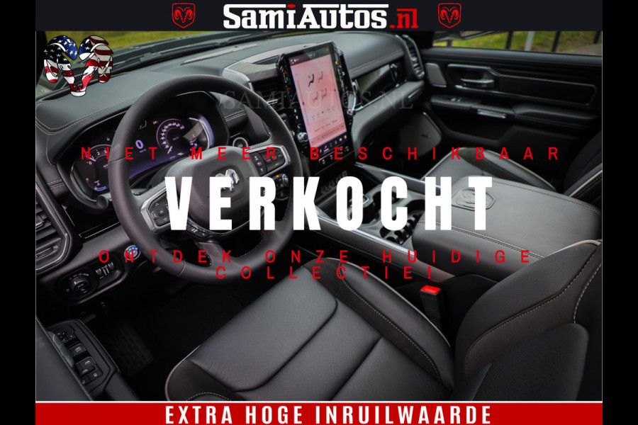 Dodge Ram 1500 Night Premium | De Meest Luxe en Volle Pick-Up in zijn Klasse | Comfortabele Dubbele Cabine met Royale 5 Zitplaatsen | BPM vrij | Nu Leverbaar uit Voorraad | Voorraad Nr 2284 - 3855