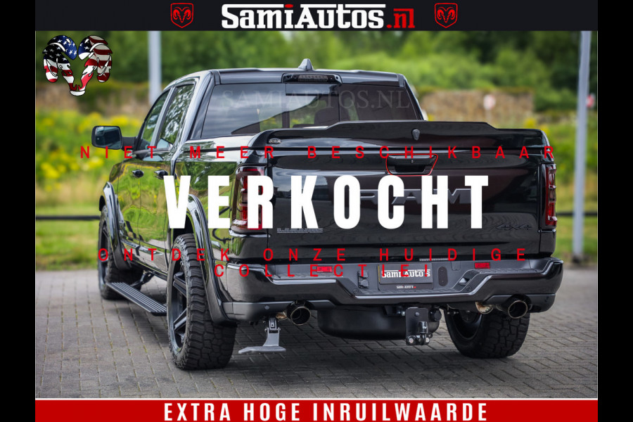 Dodge Ram 1500 Night Premium | De Meest Luxe en Volle Pick-Up in zijn Klasse | Comfortabele Dubbele Cabine met Royale 5 Zitplaatsen | BPM vrij | Nu Leverbaar uit Voorraad | Voorraad Nr 2284 - 3855