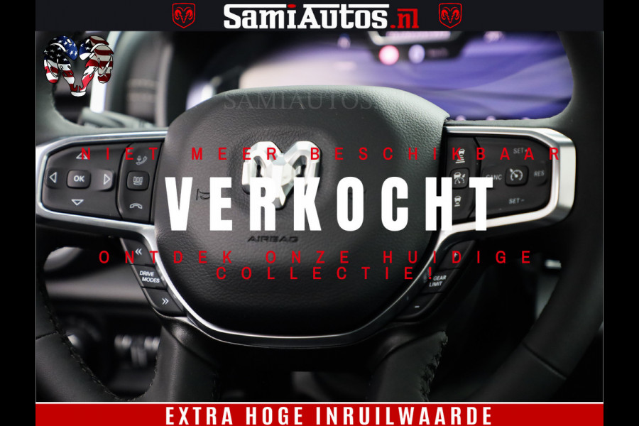 Dodge Ram 1500 Night Premium | De Meest Luxe en Volle Pick-Up in zijn Klasse | Comfortabele Dubbele Cabine met Royale 5 Zitplaatsen | BPM vrij | Nu Leverbaar uit Voorraad | Voorraad Nr 2284 - 3855