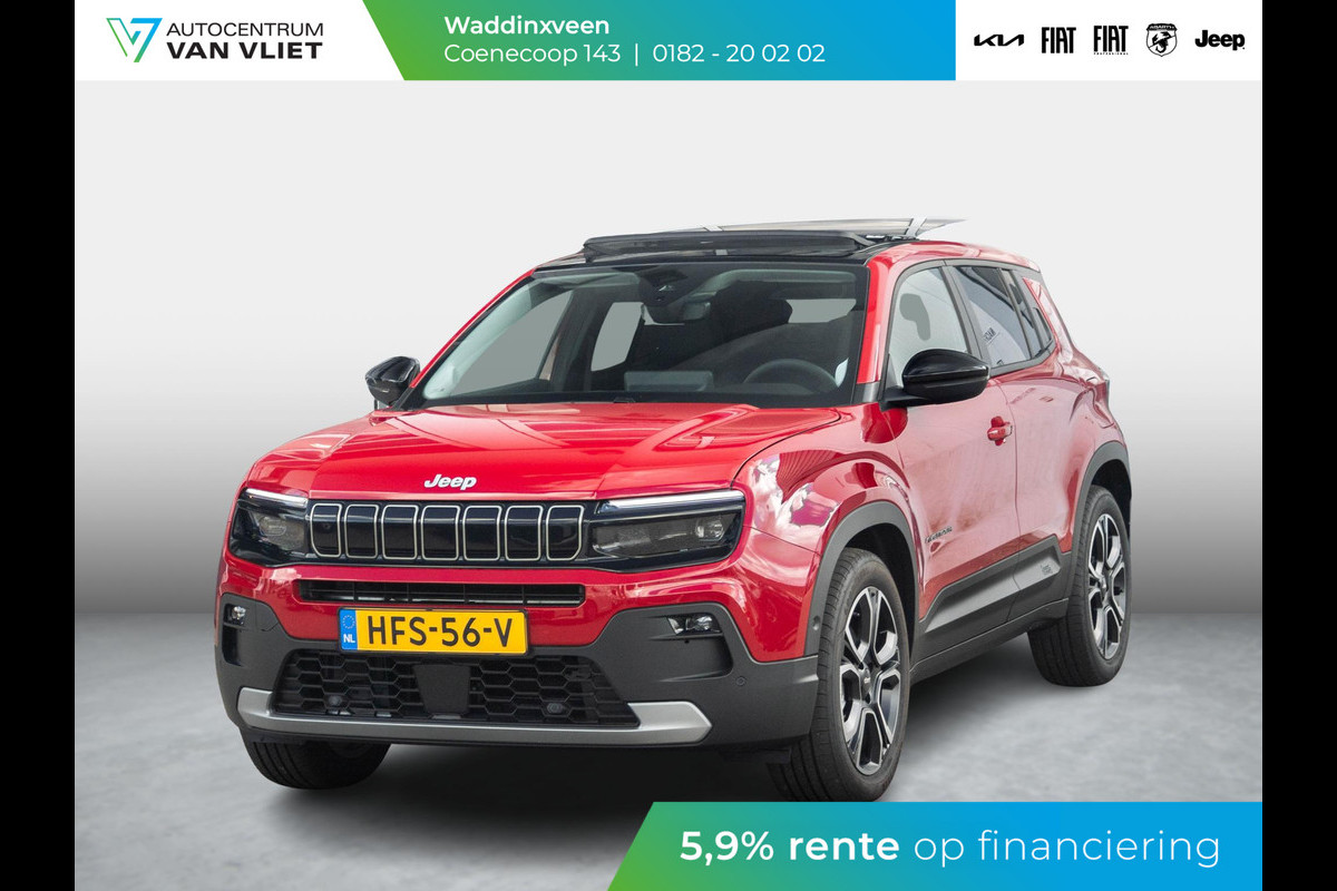 Jeep Avenger Summit 54 kWh | Schuif/Kanteldak | Winter Pack | Warmtepomp