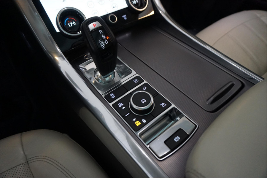 Land Rover Range Rover Sport 2.0 P400e HSE Black Optic | Ivoorwit Leder | Panoramadak | Meridian sound | Luchtvering | Apple Carplay | Virtual Cockpit 3x LED schermen |